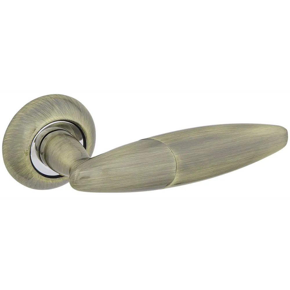 Дверная ручка Palladium Arno AB, без запирания, комплект, цвет античная бронза STLM-2190133