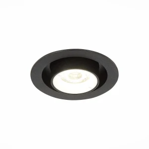 Светильник точечный светодиодный встраиваемый ALMA LIGHT ALD00063BW-4000K-LED.1x12W под отверстие 75 мм 4 м² нейтральный белый свет цвет черный