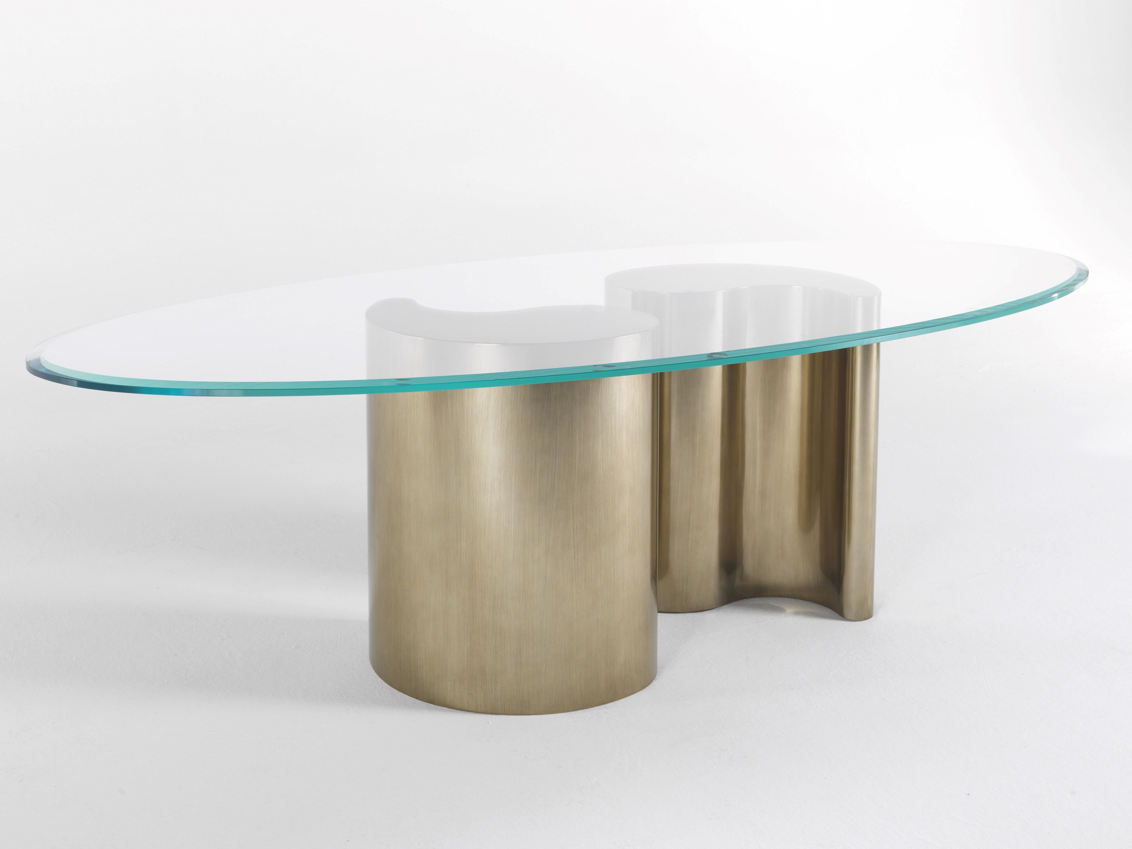 Овальный стол для гостиной из дерева и стекла ETRO Home Interiors ARP ARCH-00143925 - Вид №3