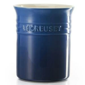 Емкость для хранения лопаток Le Creuset, каменная керамика, Ø15 см, голубая
