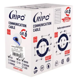 Кабель Ripo Plus UTP 4 CAT6 23AWG медь 2x305 м цвет синий