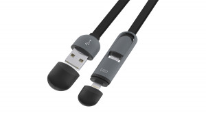 566109 Кабель RCC-200 Black (USB - Apple lightning) Ritmix
