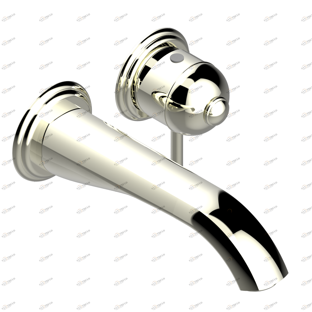 U4E-6541B Trim only for Built-in basin mixer with spout (two x 1/2'' inlets and one 1/2'' outlet), without waste Thg-paris Duomo Никель U4E 6541B CAT.B