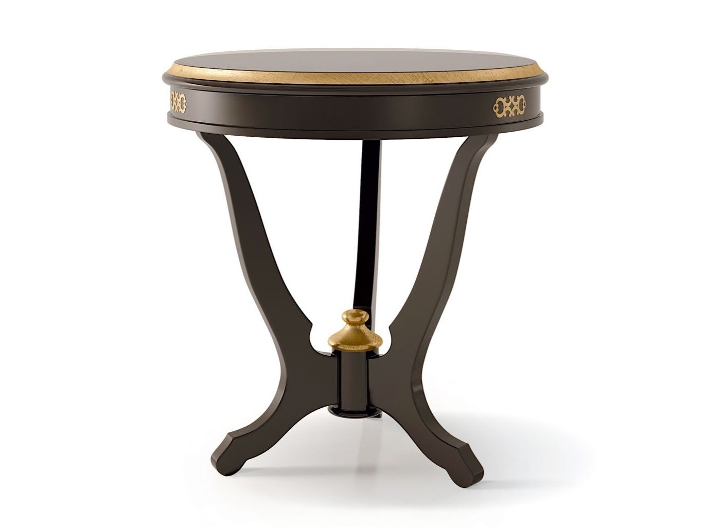 Круглый деревянный журнальный столик Carpanese Home ARCH-00133172 - Вид №1