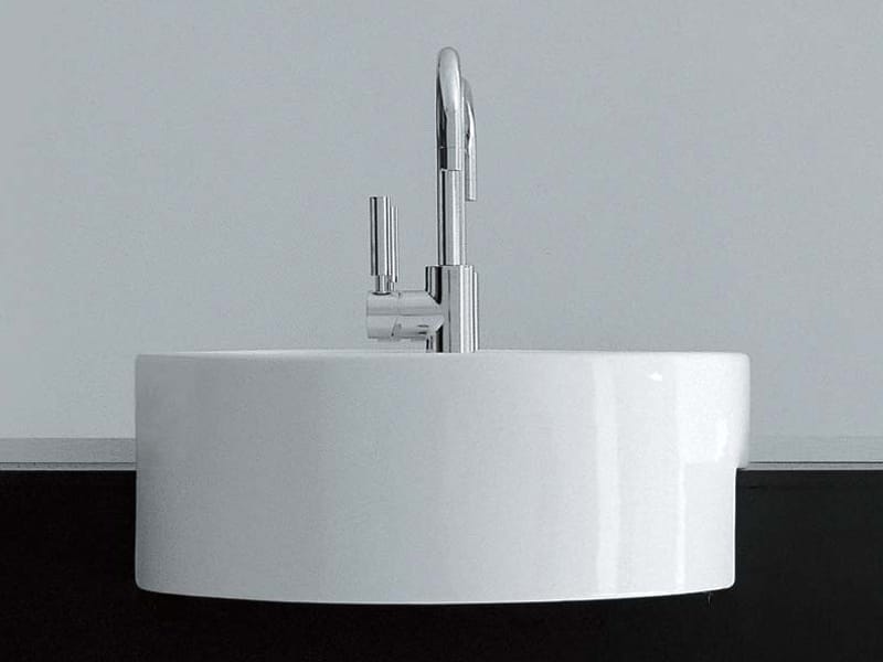 Керамический круглый одношаговый умывальник Ceramica Flaminia Twin ARCH-00004243