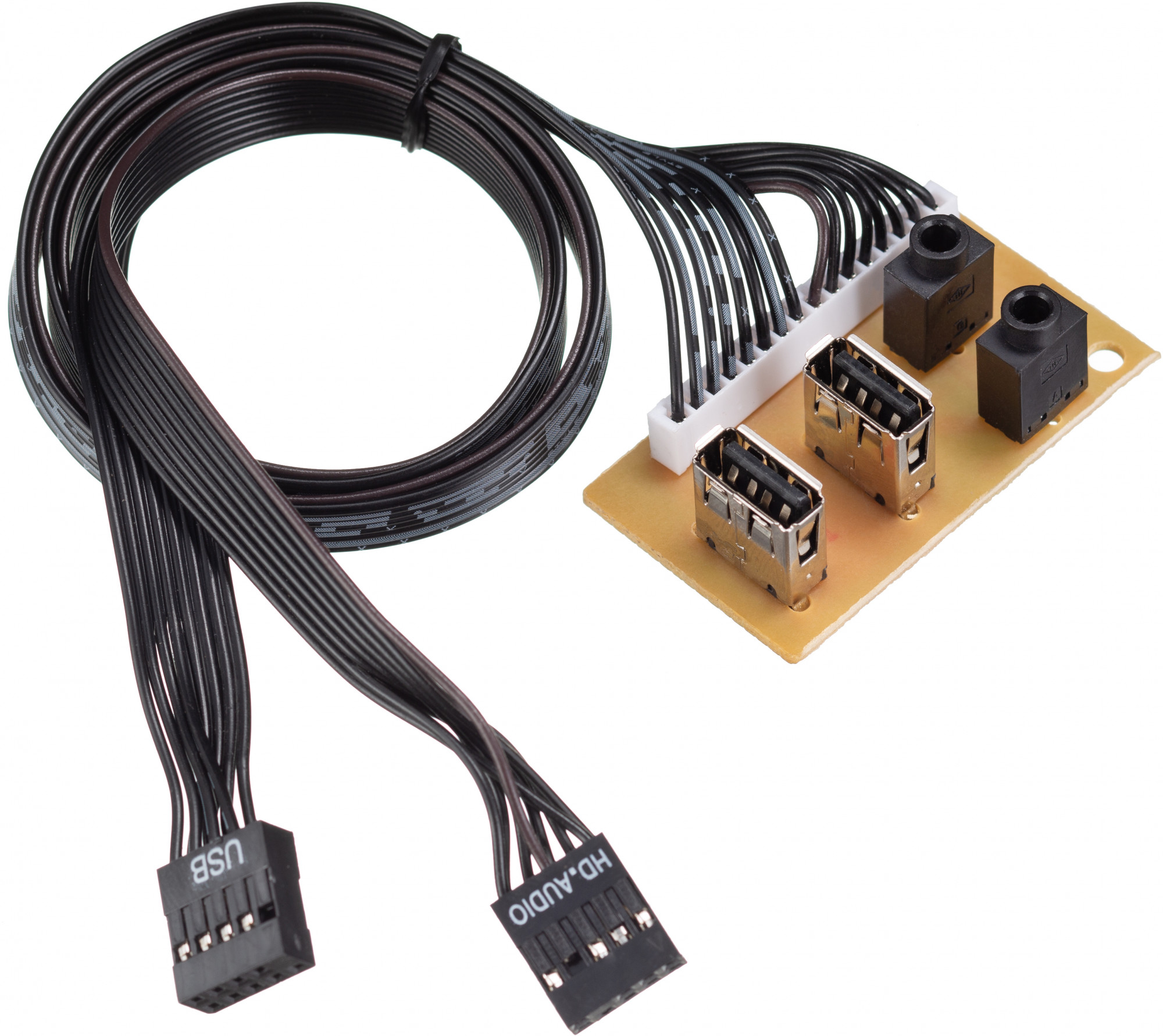 FL-SP302U2U3 Usb module, 2xusb2.0+2xusb3.0, pcb board+audio+cables for fl-302 Foxline Santreyd 
