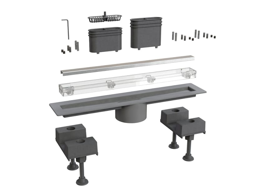 Слив для душа из нержавеющей стали Bonomini Canalissima ARCH-00126614