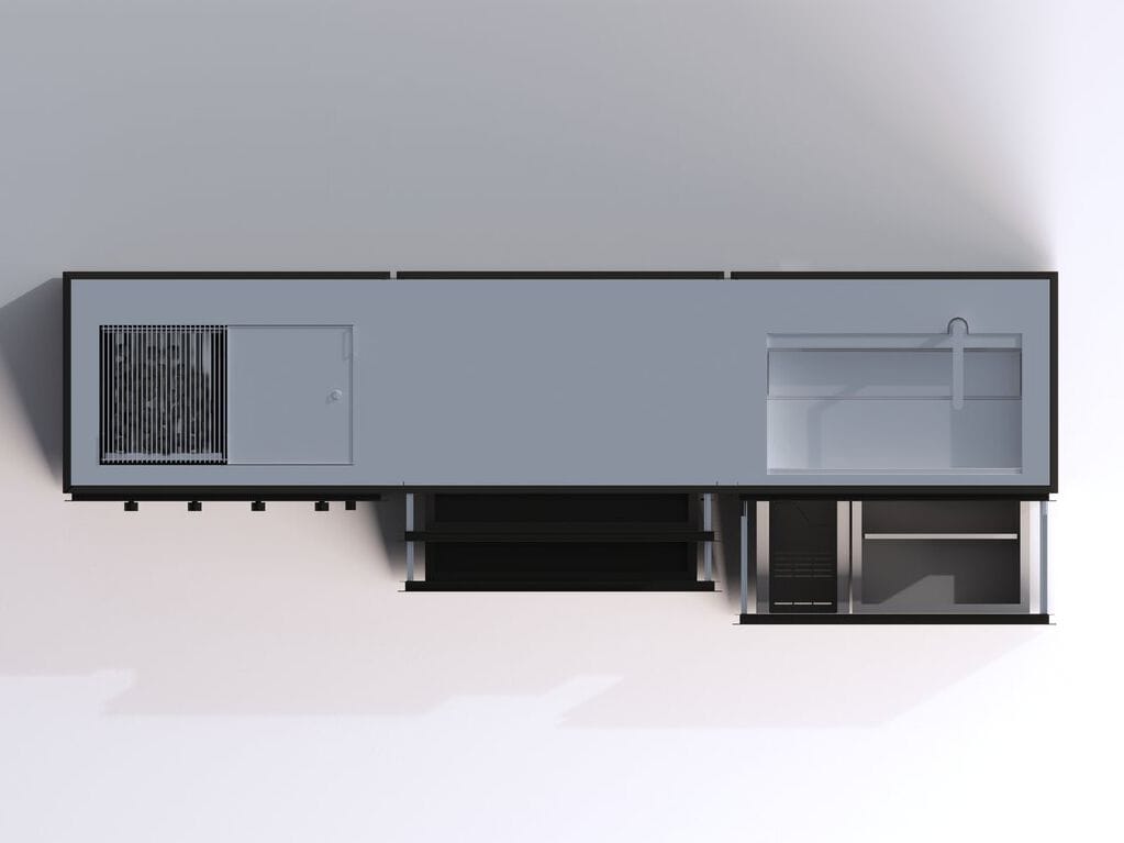 Модульная наружная кухонная система Steininger Rock Air ARCH-00113852 - Вид №7