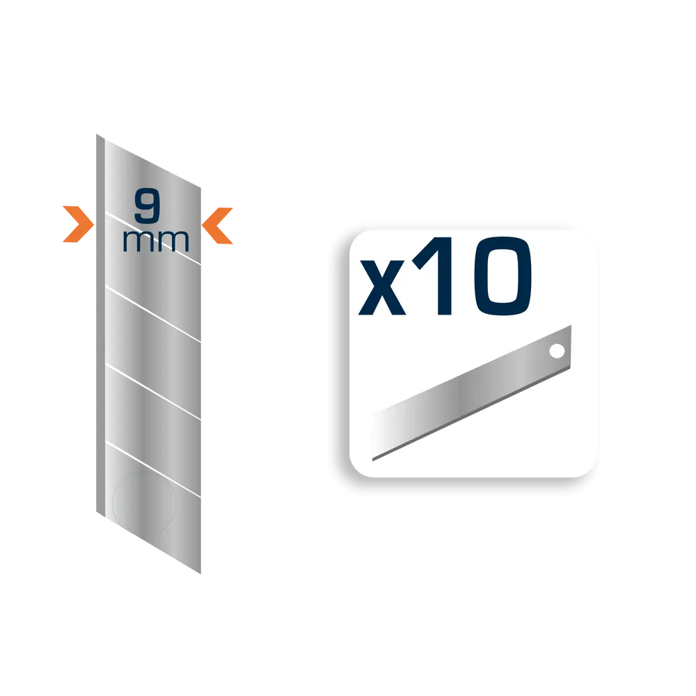 Универсальные сегментные лезвия Dexter 9 мм для точной резки материалов 83684275 STLM-0043424 - Вид №2