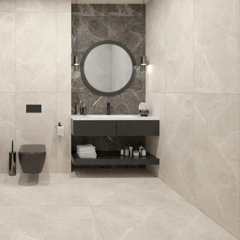 Глазурованный керамогранит Global Tile Amrita 60x120 см 1.44 м² матовый цвет серо-бежевый 89448730 STLM-2104338 Amrita_GT