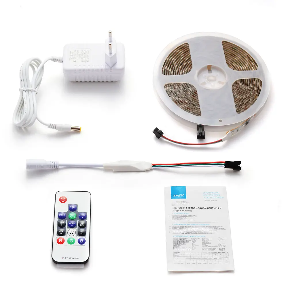 APEYRON Адресная светодиодная лента RGB 5м - интеллектуальное освещение 82535318 STLM-0029164 - Вид №10