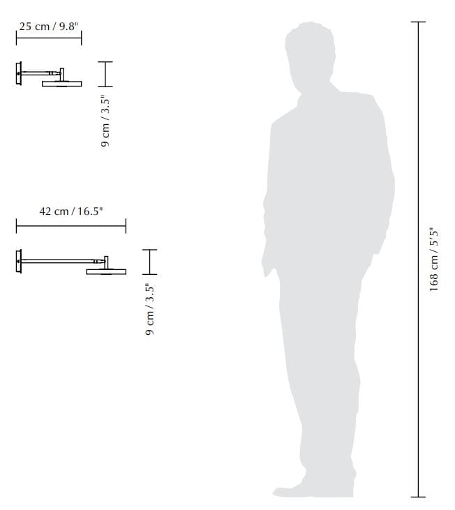 Регулируемый настенный светильник UMAGE Asteria ARCH-00094671 - Вид №6