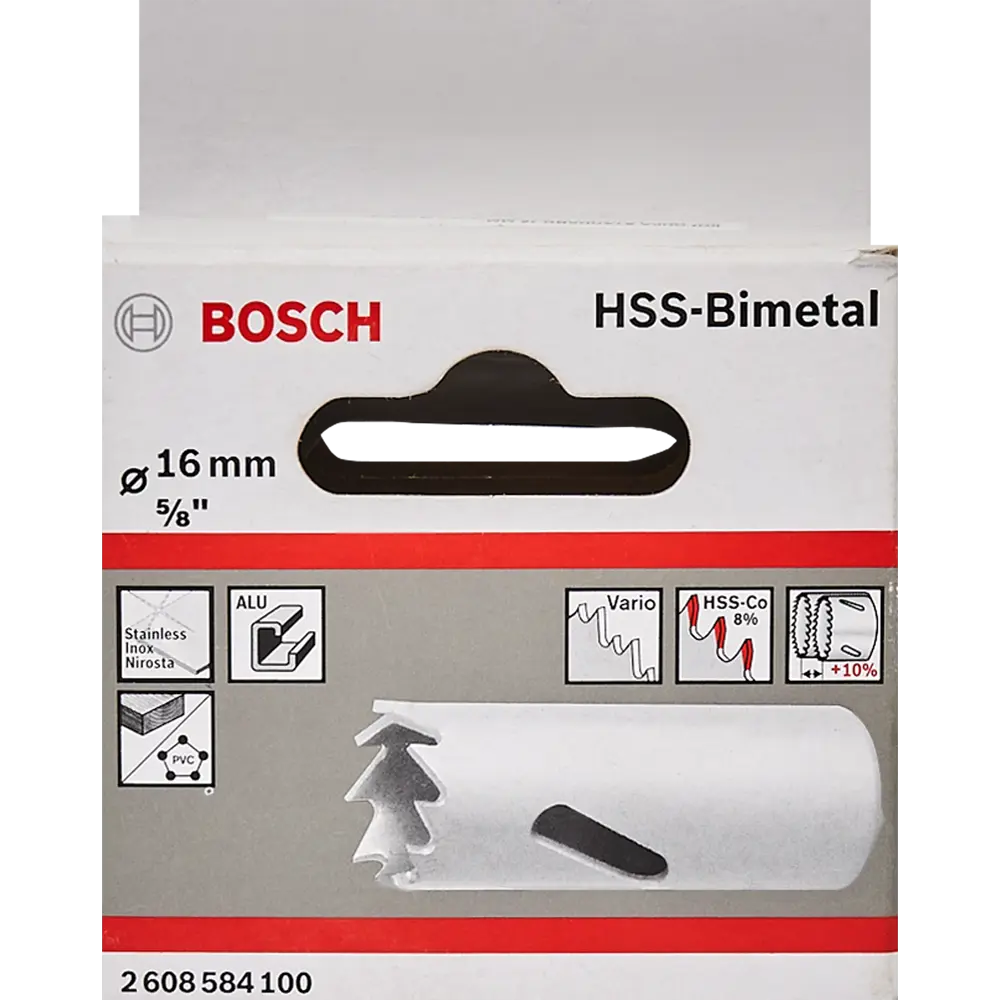Коронка по стали биметаллическая Bosch 2608584100 16 мм BOSCH PROFESSIONAL STLM-2191951 - Вид №2