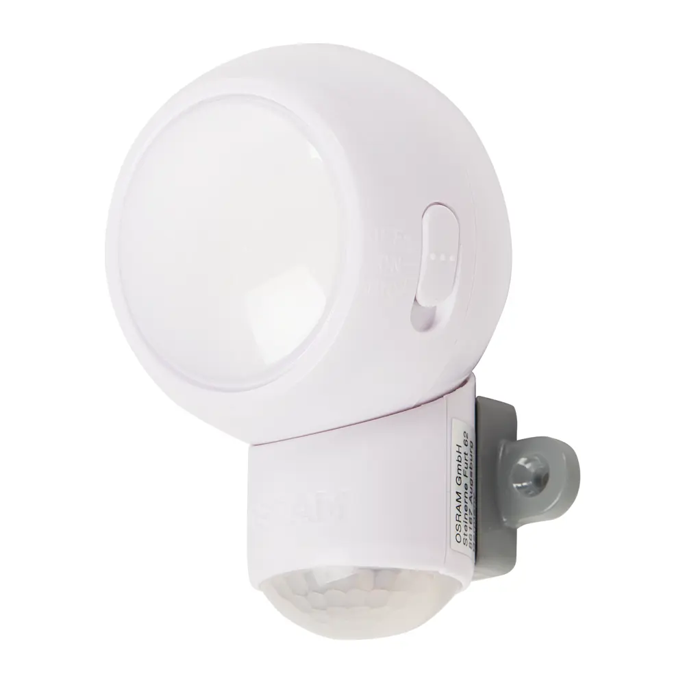 Датчик движения-фонарь Spylux Osram, LED 0.23 Вт, цвет белый, IP 43 STLM-2162969