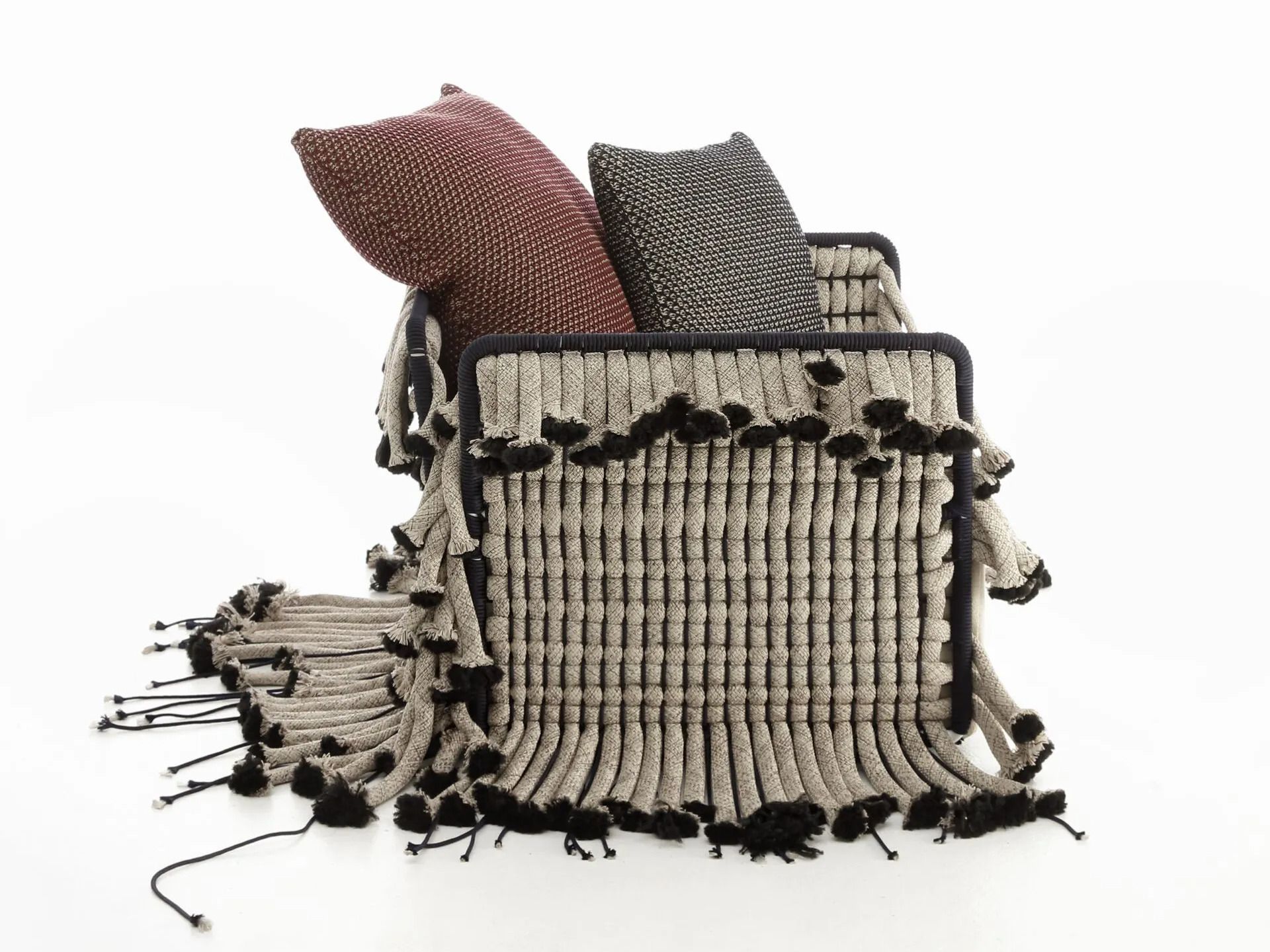 Алюминиевое уличное кресло с плетением Nodo Italia Antonio Marras + Nodo Italia ARCH-00088609 - Вид №2