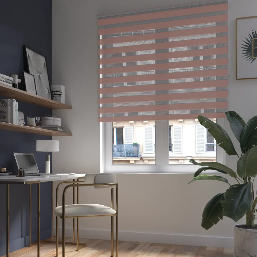 Штора рулонная день-ночь Inspire Peter 180x175 см сиреневая Santal 4 STLM-2188714 - Вид №9