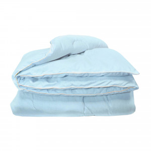 Одеяло JustSleep Влада 172х205 см овечья шерсть цвет голубой JUST SLEEP