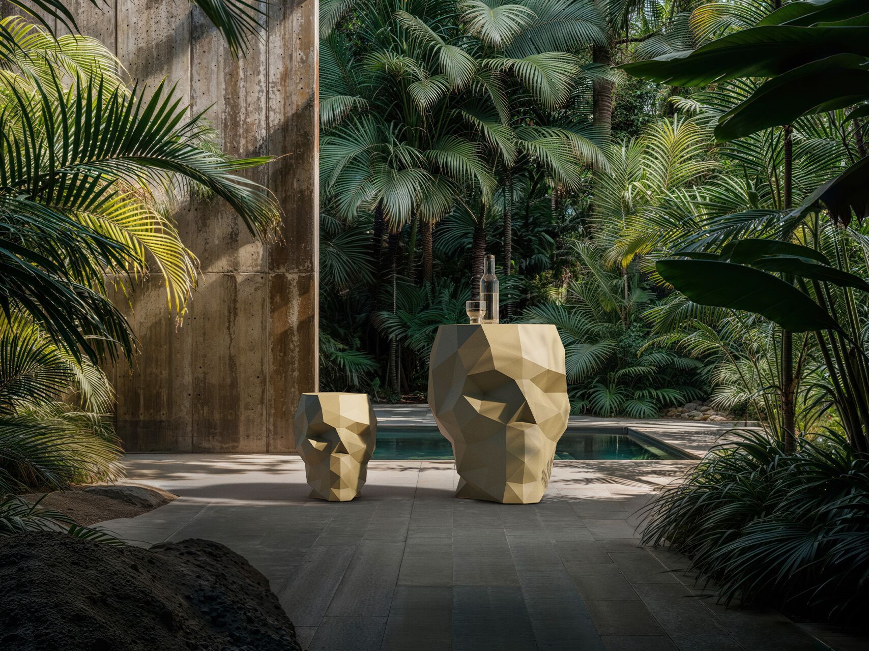 Полиэтиленовый садовый стол Vondom череп ARCH-00059401