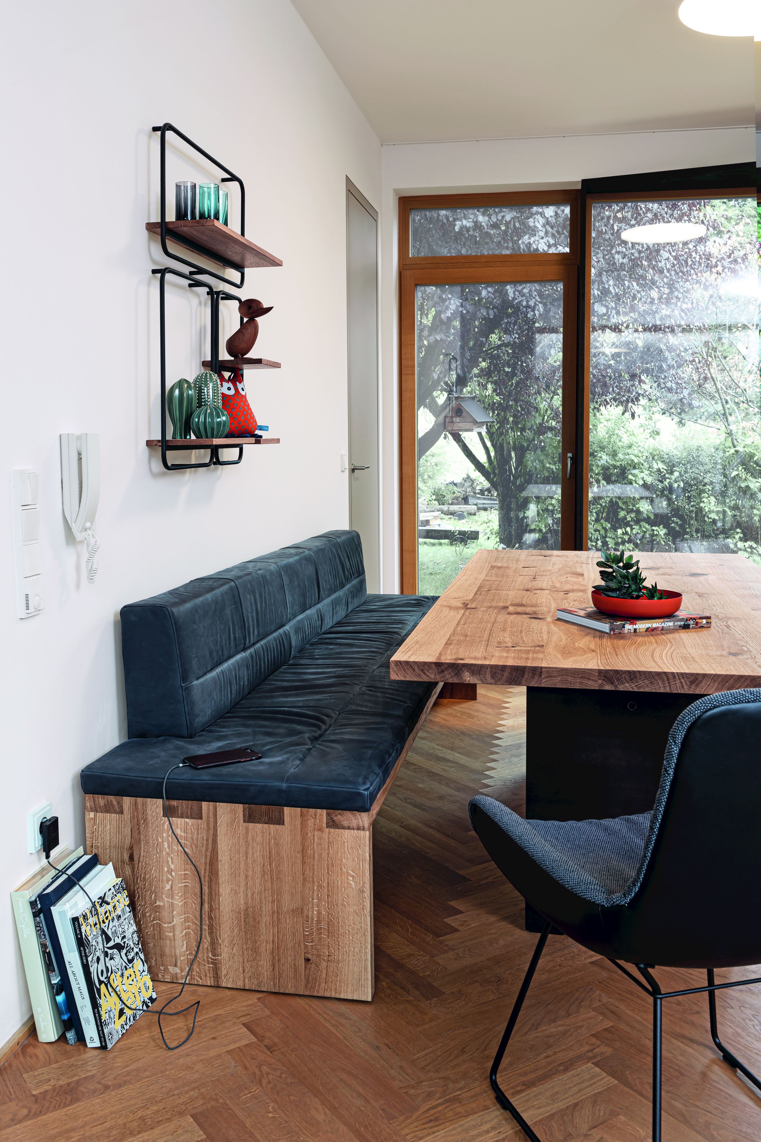 Деревянная мягкая скамейка со спинкой JANUA SC 02 ARCH-00075764 - Вид №2