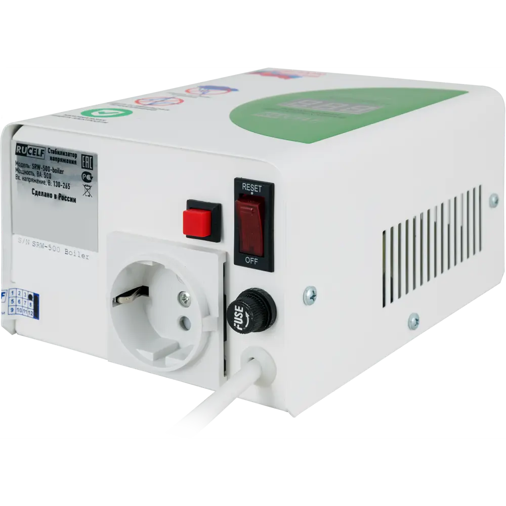 Стабилизатор напряжения Rucelf SRW-500 0.4 кВт STLM-2151835 - Вид №1