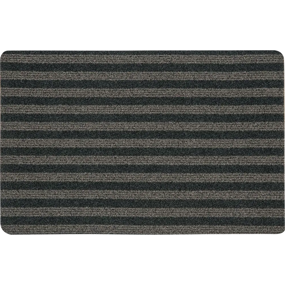Коврик Zebra 66 65x100 см полипропилен цвет чёрный/коричневый 82374261 STLM-2207516 Santreyd 