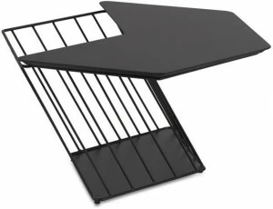 B&T Design Шестиугольный столик с журнальной стойкой