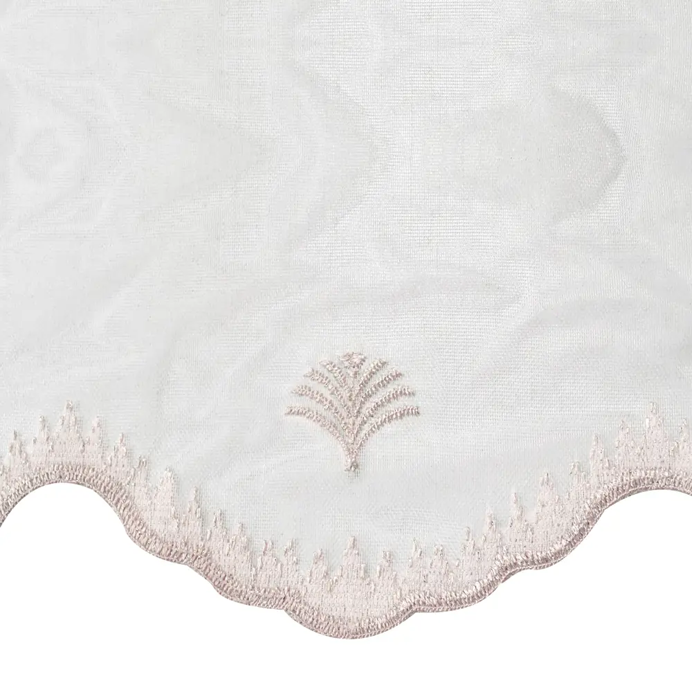 Тюль на ленте Лика 300x280 см цвет бело-розовый MIAMOZA STLM-2042523 - Вид №2