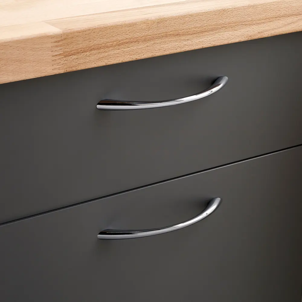 Ручка-скоба Inspire Chic 128 мм ЦАМ цвет хром STLM-2177265 - Вид №6