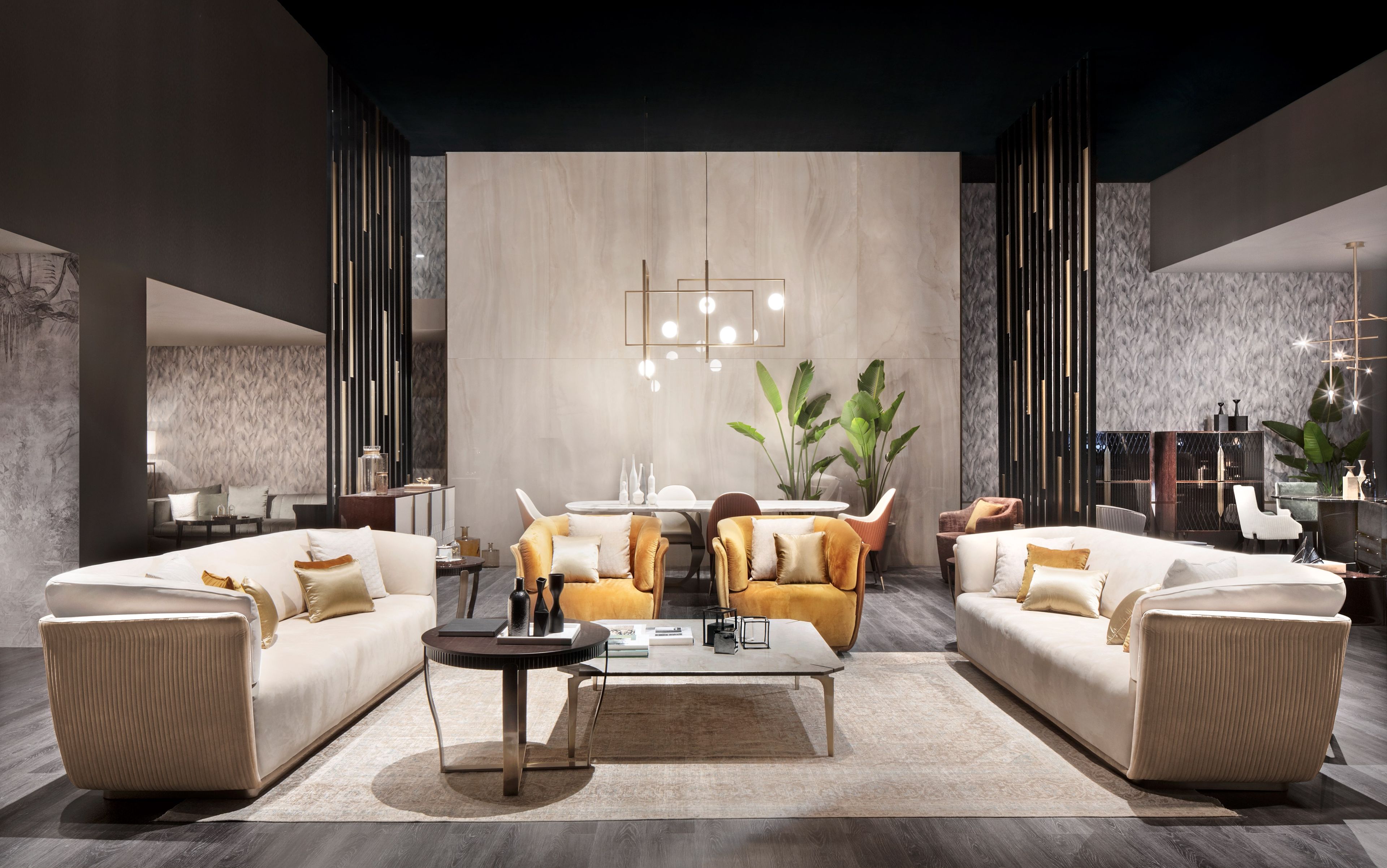 3-местный тканевый диван Capital Collection Mon Allure ARCH-00079039 - Вид №2