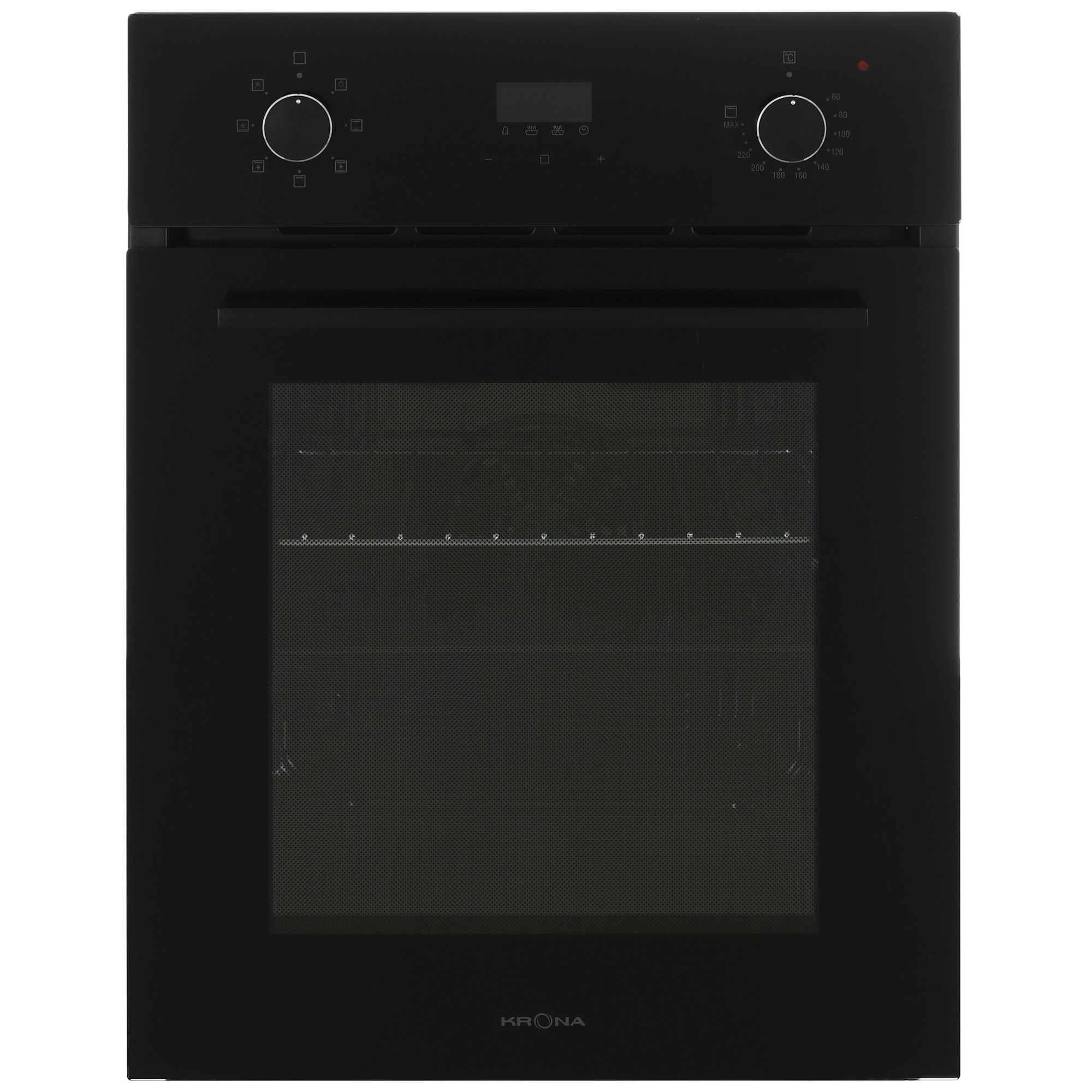 9242946 Электрический духовой шкаф KRONA RITUS 45 BL/BL черный KRONA1 STDN-0027340