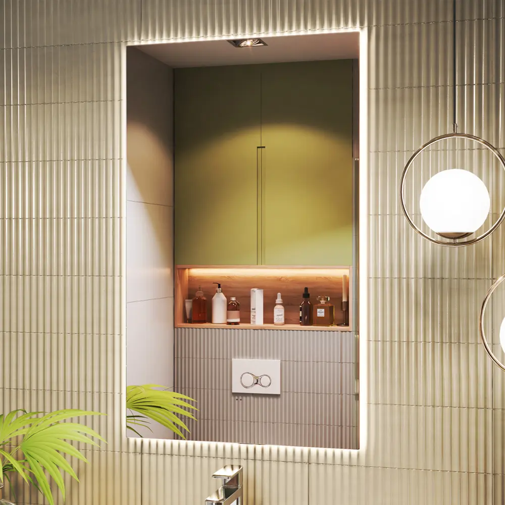 Зеркало Vigo Shine Classic с LED-подсветкой 60x100 см для ванной 83685349 STLM-0043461 - Вид №4