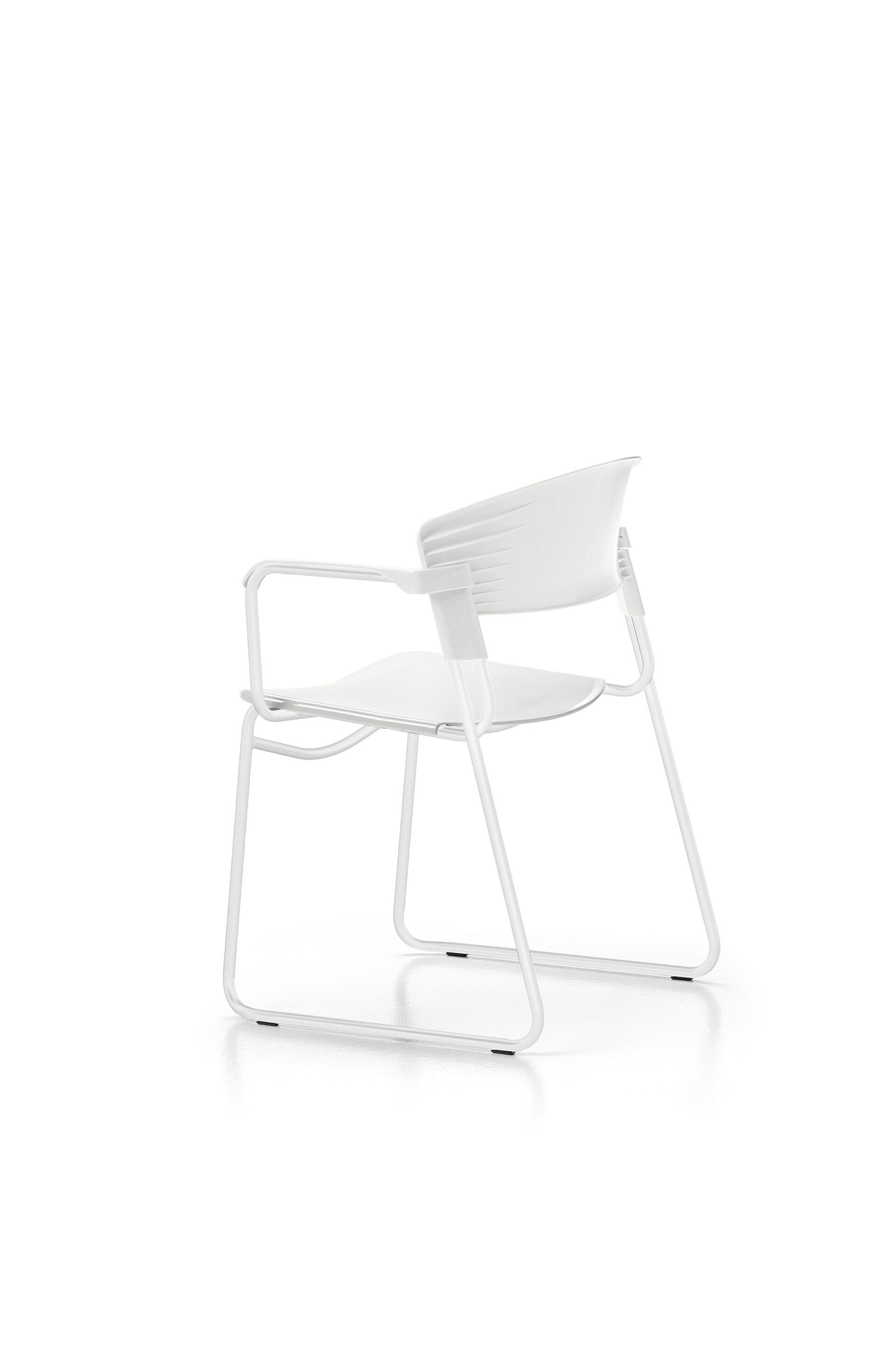 Штабелируемое кресло с подлокотниками из Biogreen® и стали BBB AGAIN ARCH-00033250 - Вид №11