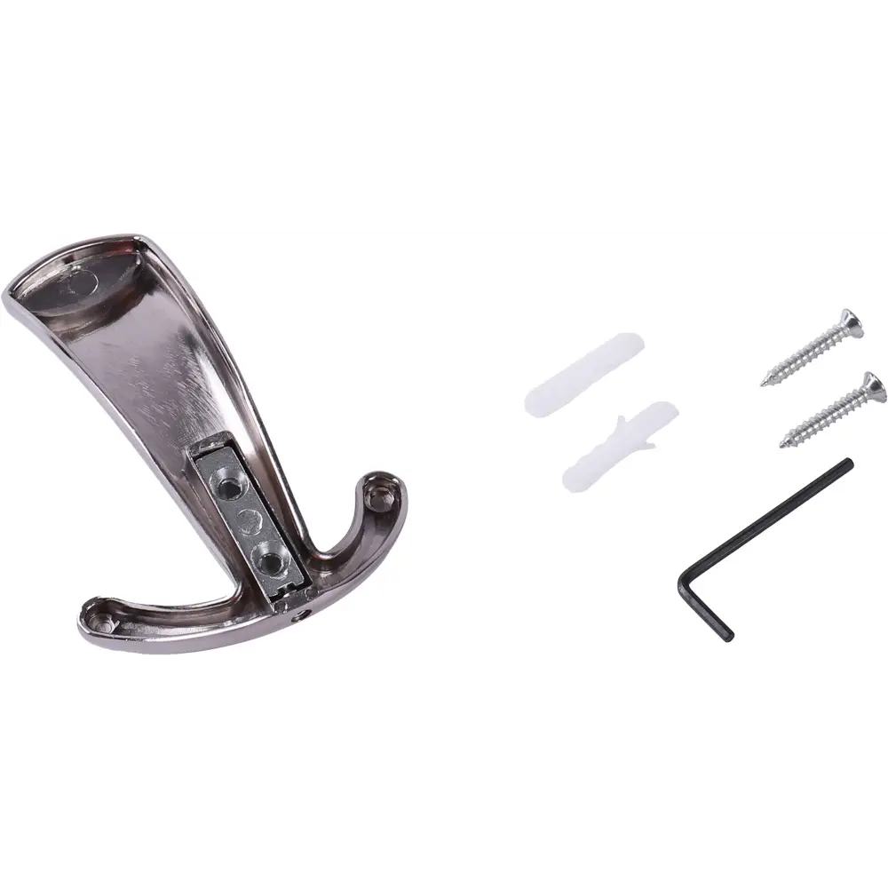 Крючок Larvij цинковый тройной цвет никель STLM-2000875 - Вид №3