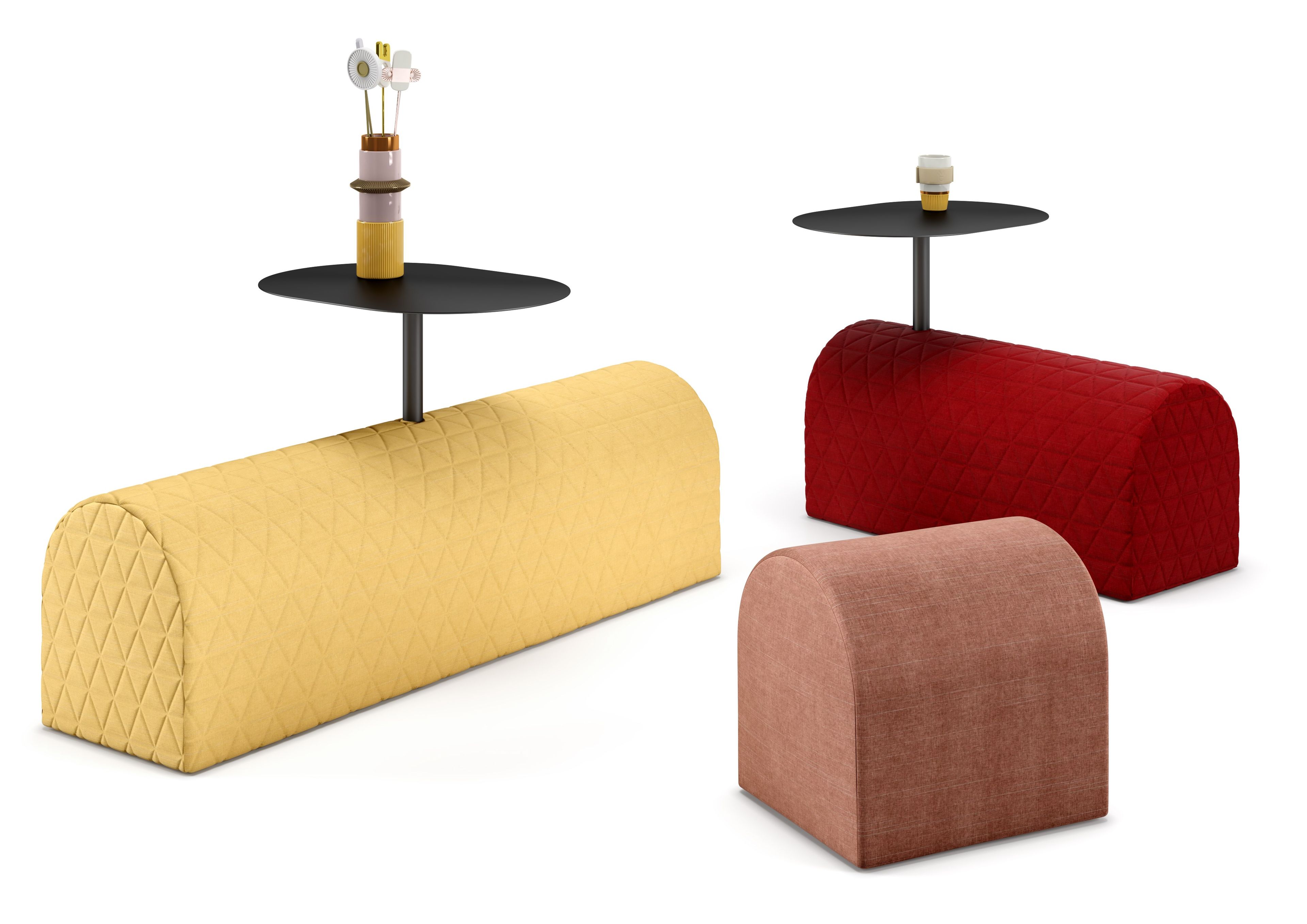 Тканевая скамейка с журнальным столиком Cider Edition À Dada ARCH-00076462 - Вид №7