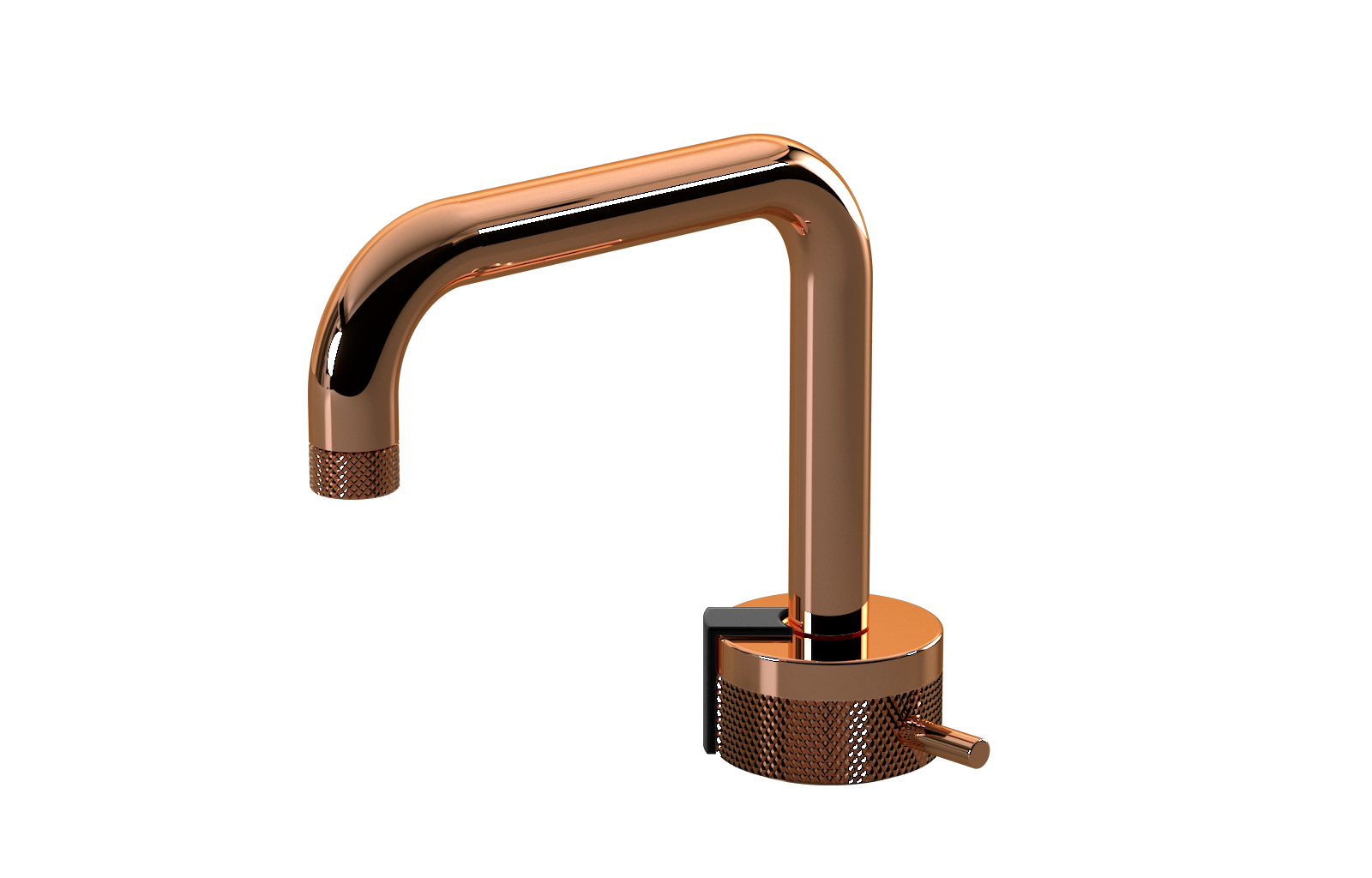 E-11500-R1RG-L2MBK-RG Однорычажный прогрессивный смеситель для раковины - излив 15,3см GRAFF MOD+