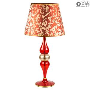 3612 ORIGINALMURANOGLASS Настольная лампа Гвоздика - муранское стекло OMG 46 см
