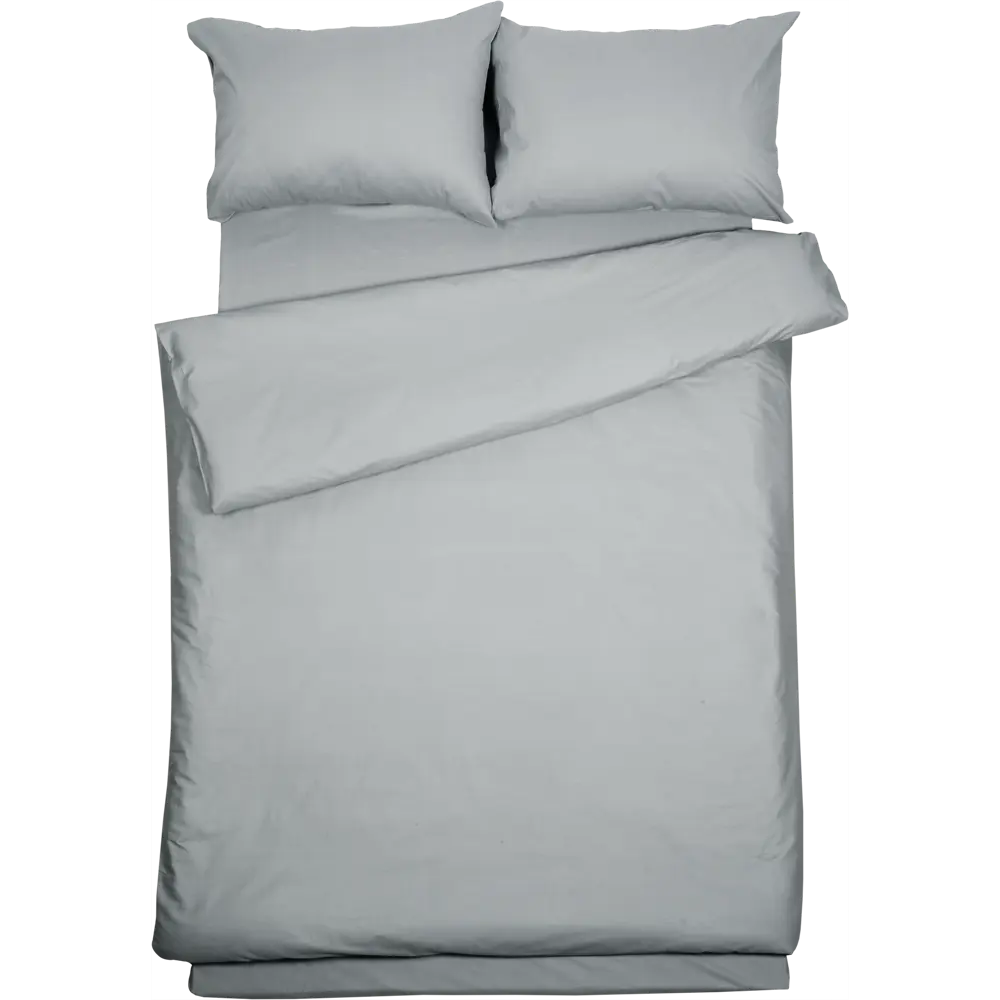 Комплект постельного белья Tex Republic 28522 двуспальный сатин серый STLM-2134602