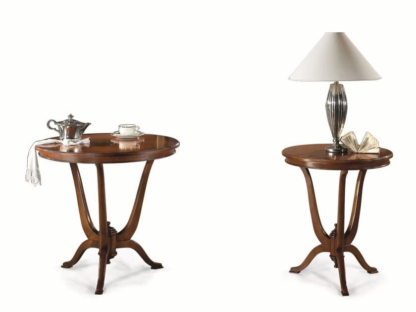 Круглый деревянный стол со спицами SCAPPINI & C 35TH ANNIVERSARY 326- 327 ARCH-00149290