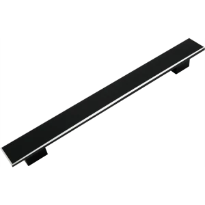 Мебельная ручка-скоба S-4130 192 мм матовый черный