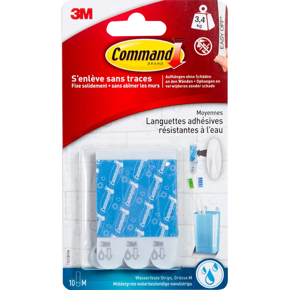Полоски влагостойкие Command средние 10 шт STLM-2128809 - Вид №3