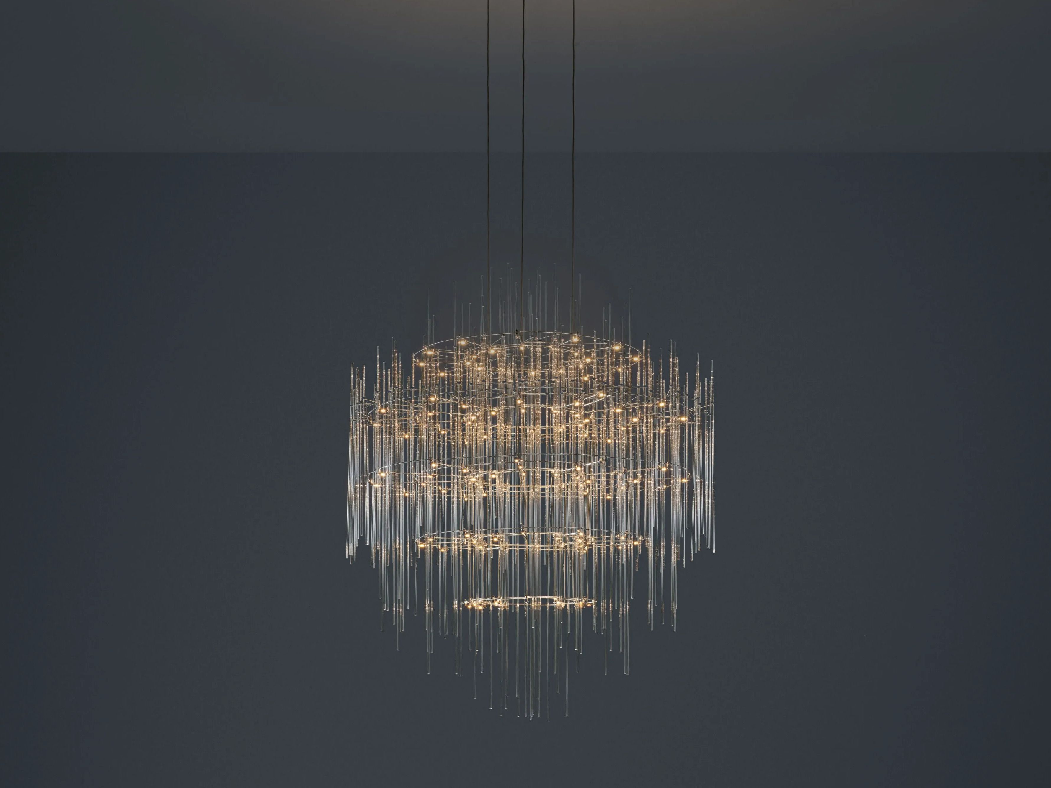 Стеклянный светодиодный подвесной светильник Quasar SKYFALL ARCH-00124892