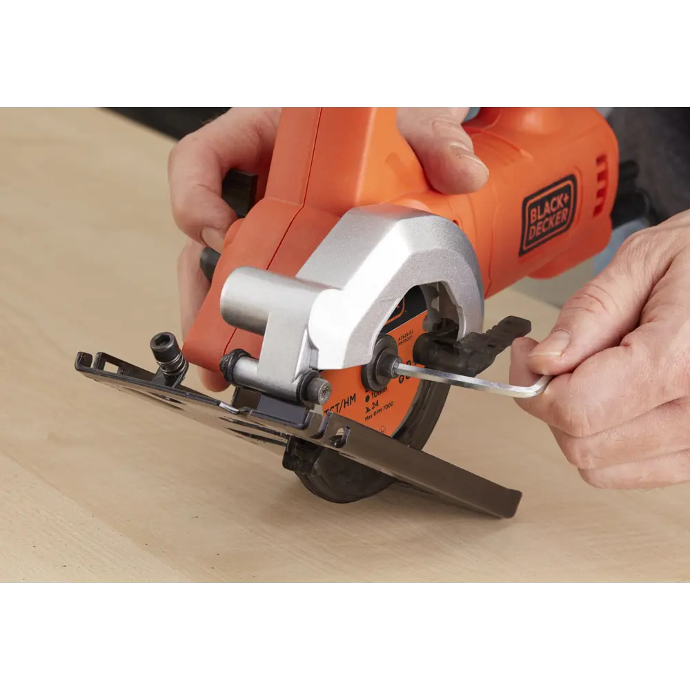 Циркулярная мини-пила Black&Decker BES510-QS, 400 Вт, 85 мм BLACK + DECKER STLM-2190766 - Вид №4