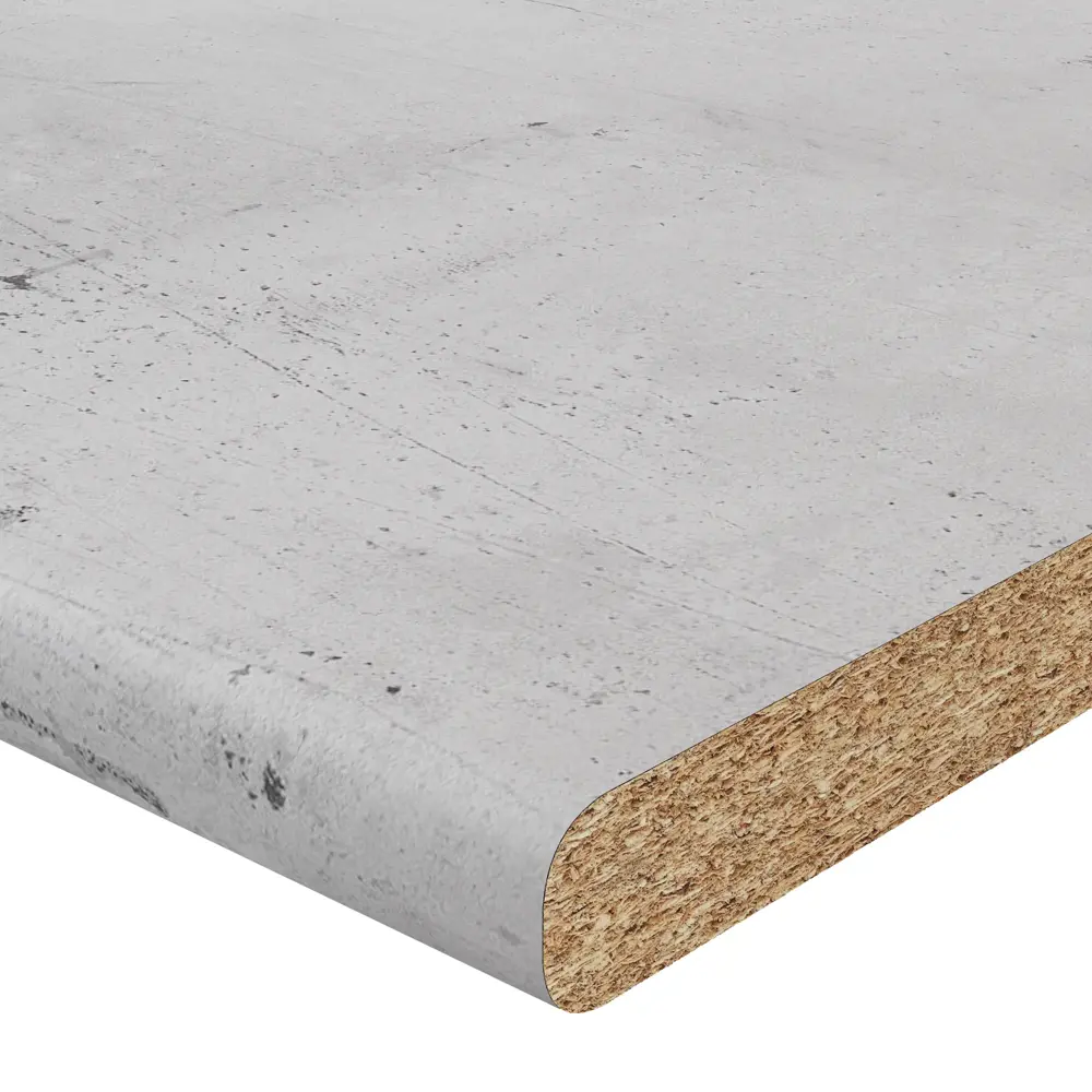 Столешница KONSENSA Фристайл 60x240x2.5 см ДСП цвет серый ДСП Прямой угол STLM-2077580 - Вид №2