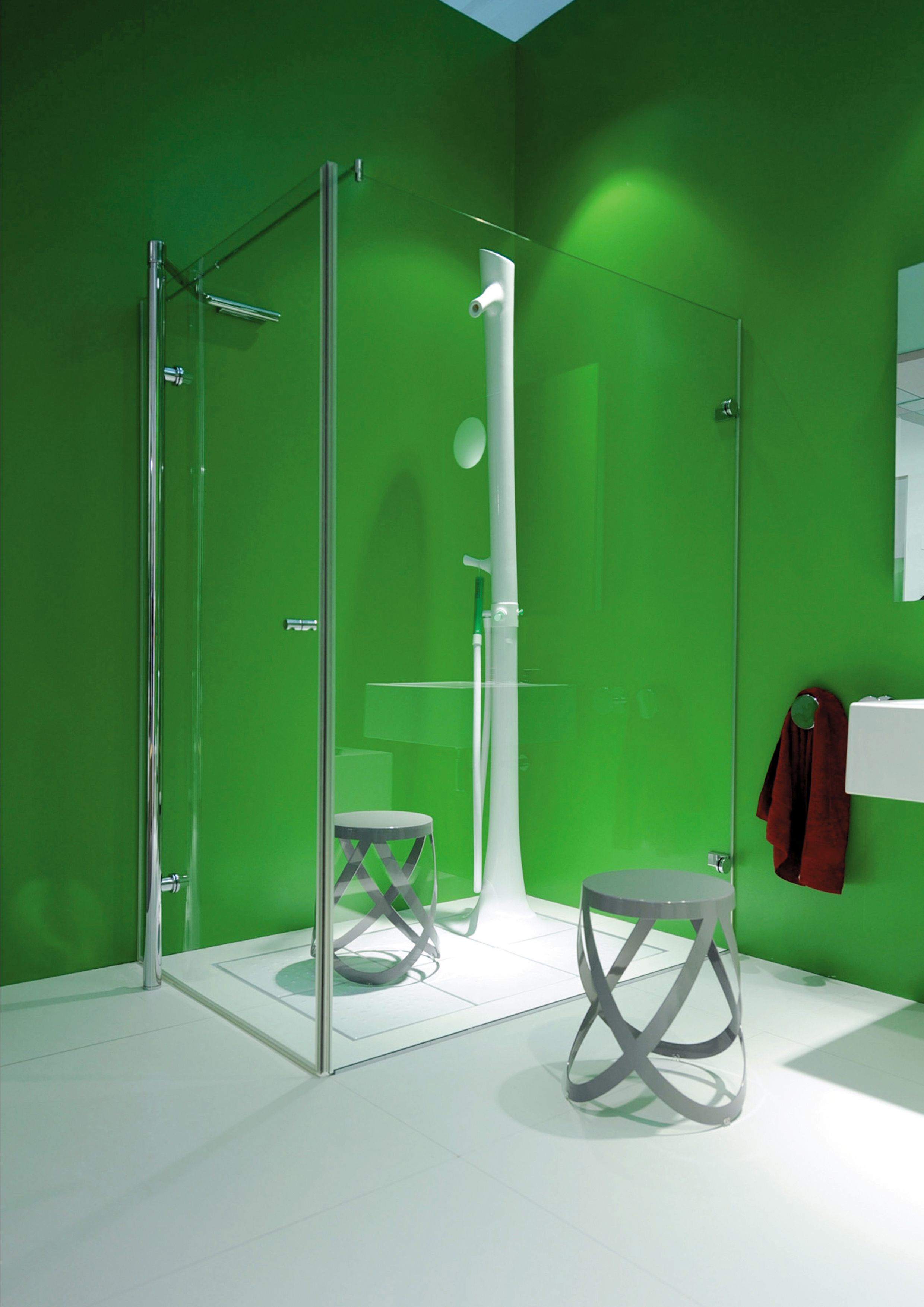 Напольная душевая колонна с ручным душем Ceramica Flaminia дерево ARCH-00114897 - Вид №3