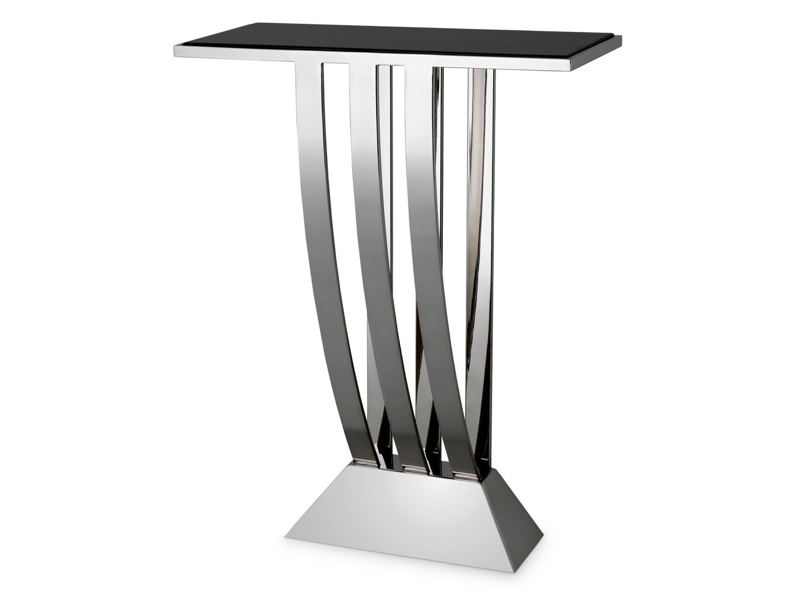 Консоль из нержавеющей стали и мрамора Eichholtz BEAU DECO ARCH-00035937