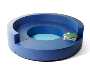 Изогнутый модульный диван для контрактной пены QM