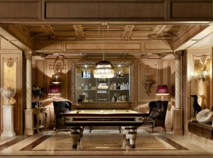 Martini Interiors Дубовые буазери со встроенной подсветкой