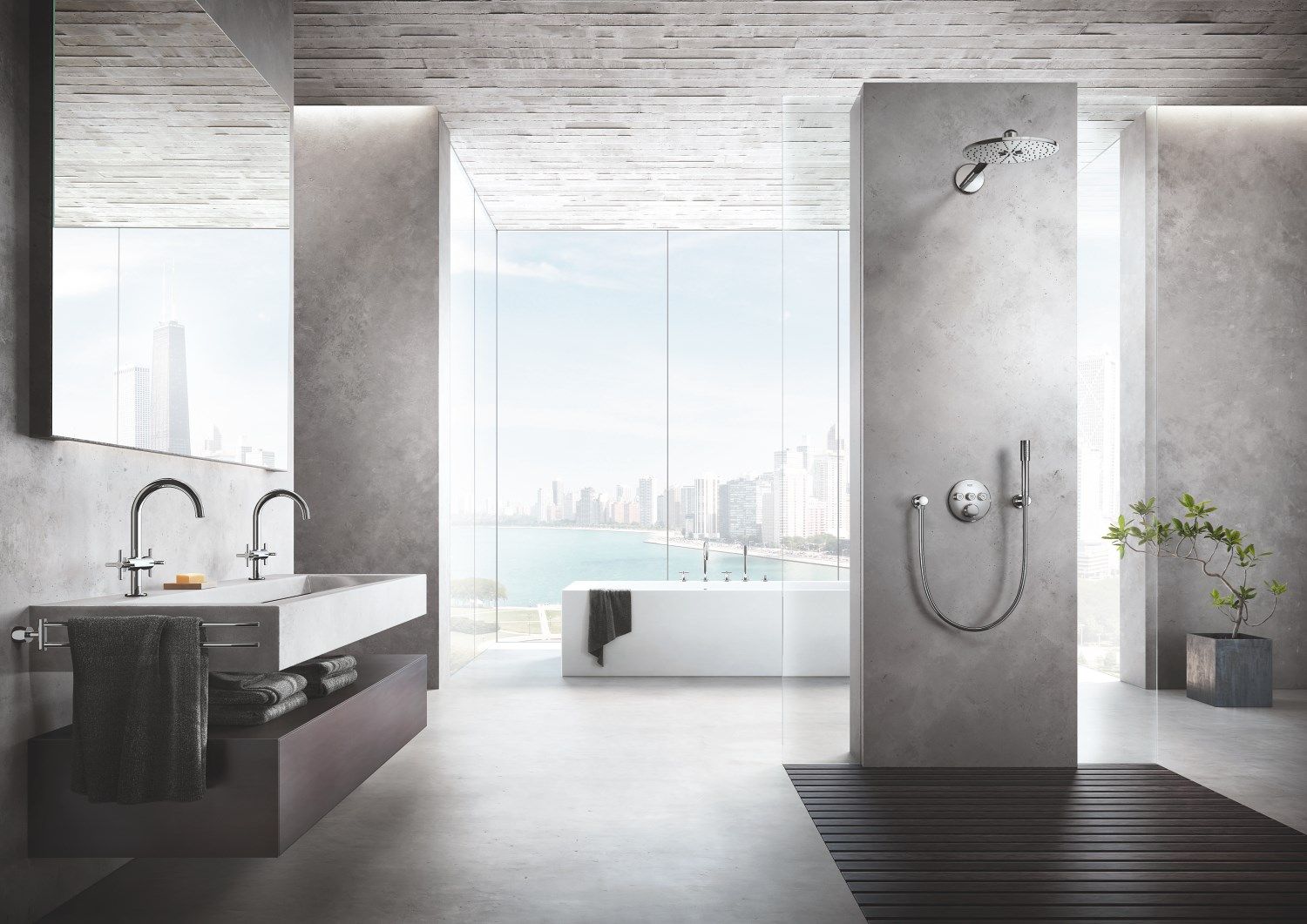 3-ходовой термостатический смеситель Grohe Grohtherm SmartControl ARCH-00143248 - Вид №6