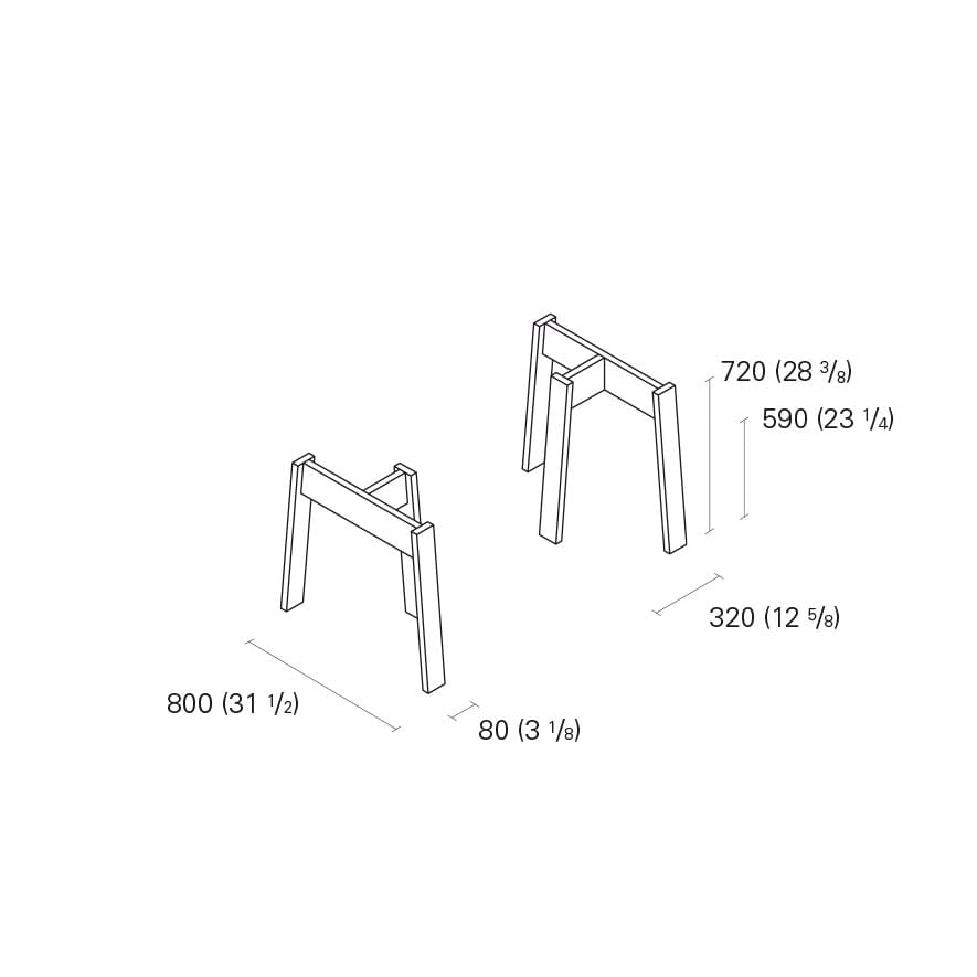 Деревянный стол / мольберт e15 Basis ARCH-00039747 - Вид №2