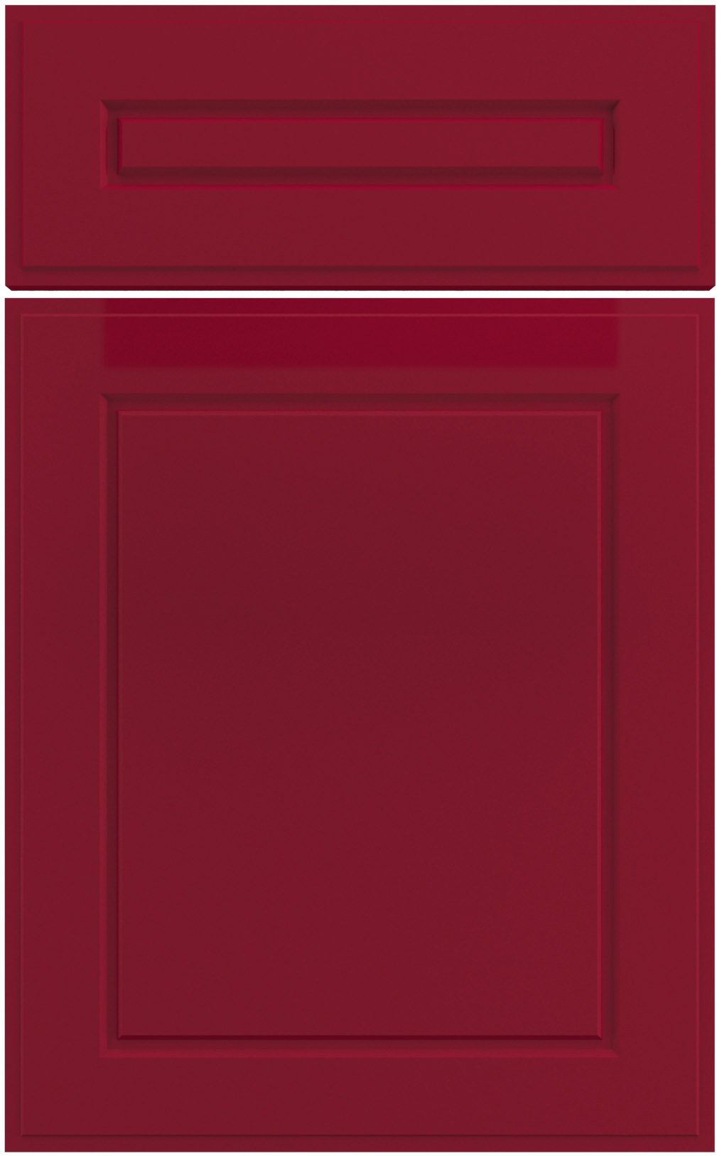 Фасады для кухни Классика Фрезеровка «Петергоф» Вишневый глянец №182 SIDAK SIST3570-9854